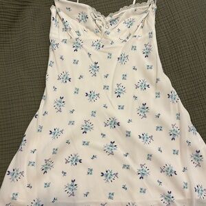 Cotton Candy Cream Floral Cami